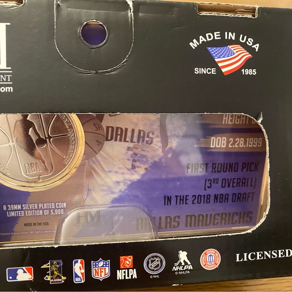 Luka Doncic Dallas Mavericks Collectible Coin New - Picture 6 of 6